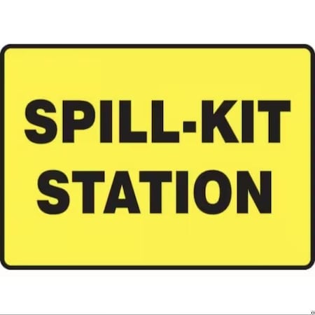 Accuform SAFETY SIGN SPILLKIT STATION 10 in X FRMCHL567XT